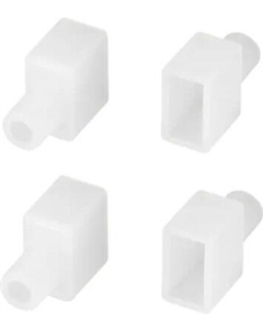 Заглушка для профиля Arlight WPH-FLEX-0613-SIDE WHITE с отверстием / 040810