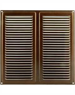 Решетка вентиляционная Нора-М 250x250 с сеткой / 5935 Нора-м