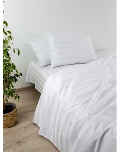 Комплект постельного белья Блакiт Страйп-сатин 2сп 50х70 / 4236/1 противомикробный