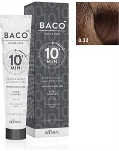 Крем-краска для волос Kaaral Baco Color Fast тон CF8.32