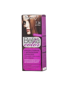 Крем-краска для волос Белита-М Belita Color стойкая с витаминами № 7.34 Белита-м