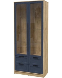 Шкаф с витриной Интерлиния Концепт Тренд КТ-ШВ2