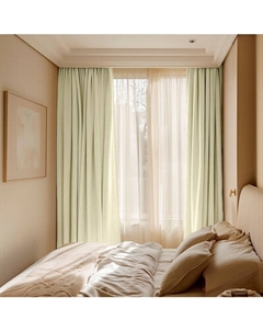 Комплект штор Волшебная ночь Текстурный Блэкаут 200x270см / 930806