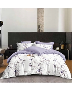 Комплект постельного белья Реноме 2сп Оливковая коллекция. Простыня на резинке УУ 6863