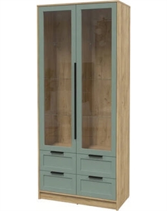 Шкаф с витриной Интерлиния Концепт Тренд КТ-ШВ2