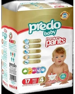 Подгузники-трусики детские Predo Baby № 4 7-18кг