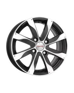 Литой диск K&K Джемини (КС480) 14x5.5" 4x100мм DIA 60.1мм ET 43мм Алмаз черный K&k