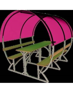 Беседка ИМпласт Радуга 25х25/ 15389 Импласт