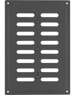 Решетка вентиляционная Нора-М 165x240 с заслонкой / 19374 Нора-м