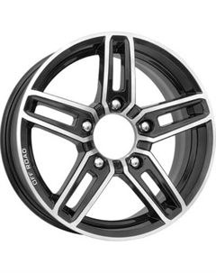 Литой диск K&K Дон 16x6.5" 5x139.7мм DIA 98.5мм ET 40мм Алмаз черный K&k