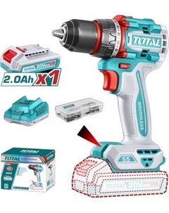 Аккумуляторная дрель-шуруповерт TOTAL TDLI205582 Total