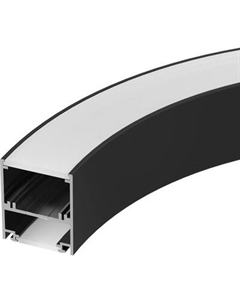 Профиль для светодиодной ленты Arlight SL-ARC-5060-D1000-A45 BLACK / 029267