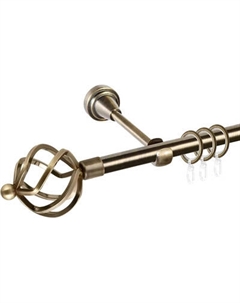 Карниз для штор АС ФОРОС Grace D19Г + наконечники Булава Ас форос