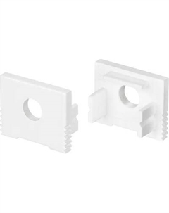 Заглушка для профиля Arlight SL-SLIM-H13M WHITE с отверстием / 037538