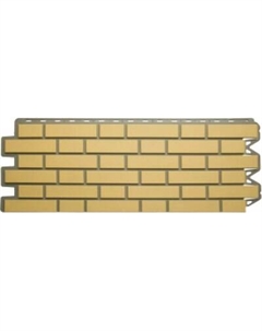 Фасадная панель Альта-профиль Кирпич клинкерный Желтый