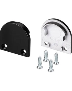 Заглушка для профиля Arlight SL-LINE-2011M ROUND BLACK глухая / 029176