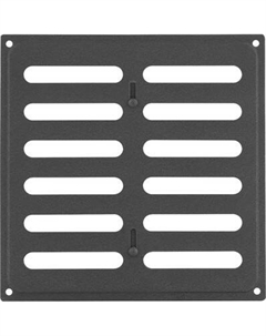 Решетка вентиляционная Нора-М 200x200 с заслонкой Нора-м