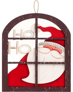 Подвеска новогодняя Darvish Окно с Сантой / DV-C-361