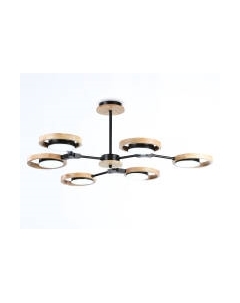 Люстра Ambrella FL51619/6 BK/LW