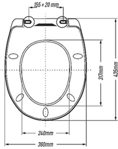 Сиденье для унитаза Еврокомфорт Океан Lux 003812