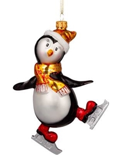 Елочная игрушка Erich Krause Decor. Пингвин на коньках / 62504 Erich krause