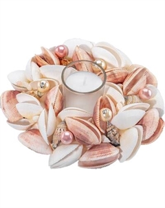 Подсвечник Elan Gallery Ракушки с жемчугом / 160107 Elan gallery