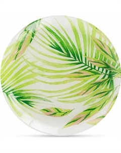 Тарелка столовая обеденная Luminarc Crazyfolia White V8912