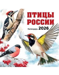 Календарь настенный Эксмо Птицы России. 2026 год