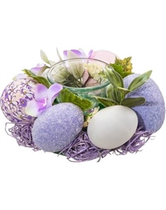 Подсвечник Elan Gallery Фиолетовое наслаждение / 450177 Elan gallery