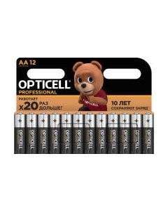 Комплект батареек Opticell Professional AA 5052005