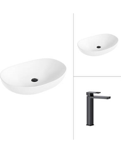 Умывальник со смесителем Lauter 21502 + Cascade 21СК0655BS