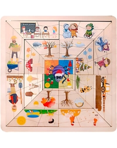 Развивающая игра Десятое королевство Паучок. Времена года / 04543