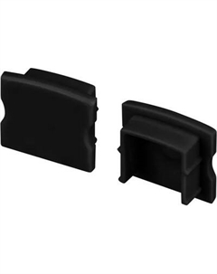 Заглушка для профиля Arlight LINE-1715 глухая BLACK / 044276