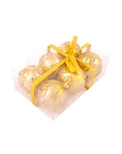 Набор шаров новогодних Волшебная страна PBD6-6-834-G / R101664