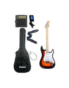 Электрогитара Fabio ST200 SB + комплект аксессуаров