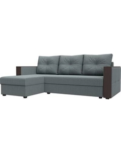 Диван угловой Лига Диванов Валенсия Лайт левый / 125973L Лига диванов