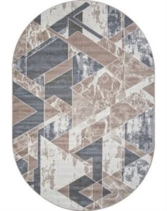 Ковер Merinos Sierra F354-OVAL-BEIGE-BLUE