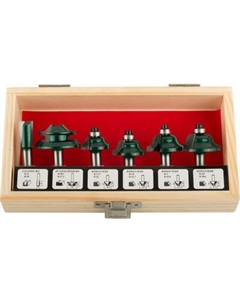 Набор фрез FIT Кромочные по дереву / 36572 Fit