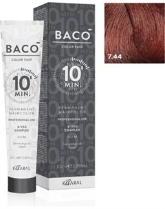 Крем-краска для волос Kaaral Baco Color Fast тон CF7.44