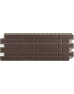 Фасадная панель Альта-профиль Кирпич клинкерный Коричневый