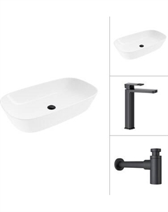 Умывальник со смесителем Lauter 21393-70 + Cascade 21СК0655BS + сифон 21635B