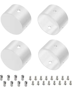 Заглушка для профиля Arlight WPH-FLEX-D22-360deg WHITE ALU глухая / 049939