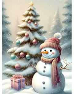 Набор алмазной вышивки Школа талантов Снеговик / 9605291