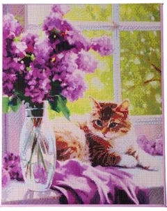 Набор алмазной вышивки Школа талантов Рыжий кот / 9929704