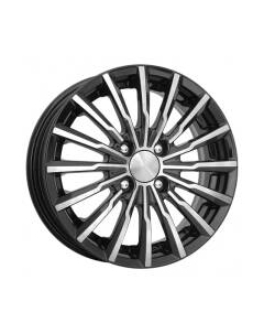 Литой диск K&K Акцент (КС641) 14x5.5" 4x98мм DIA 58.5мм ET 40мм Алмаз черный K&k