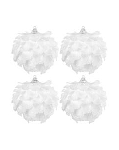 Набор елочных игрушек Elan Gallery Белая шишка / 970110 Elan gallery