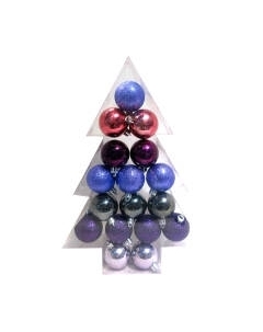 Набор шаров новогодних Волшебная страна Елка / 007657