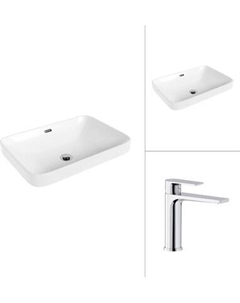 Умывальник со смесителем Lauter 21441B + Reef 21CK678C