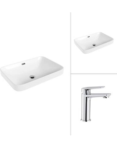 Умывальник со смесителем Lauter 21441B + Sky 21CK533C