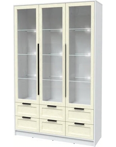 Шкаф с витриной Интерлиния Концепт Тренд КТ-ШВ3 с подсветкой